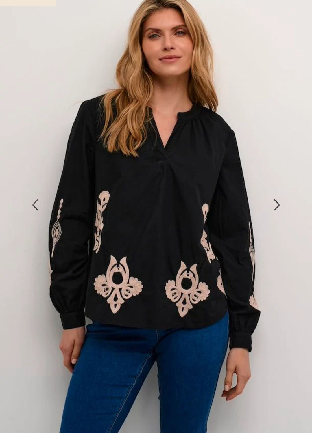 Oriental Black Boho style with embridery detail from CREAM