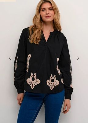 Oriental Black Boho style with embridery detail from CREAM