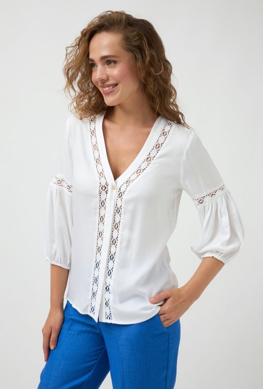 Kaia White Blouse