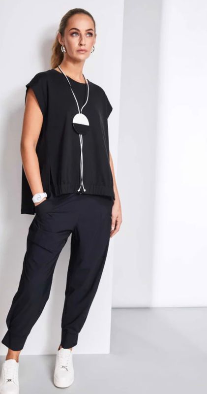 Naya Travel material Cuff trousers