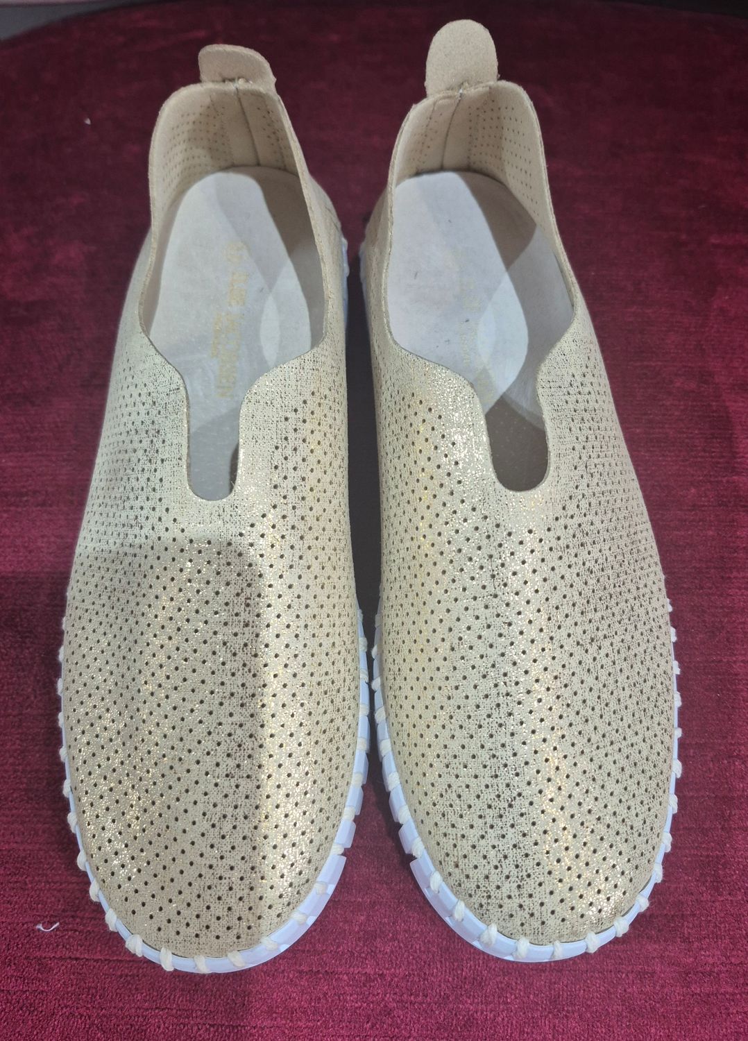 Tulip Gold/Platin Platform Shoes