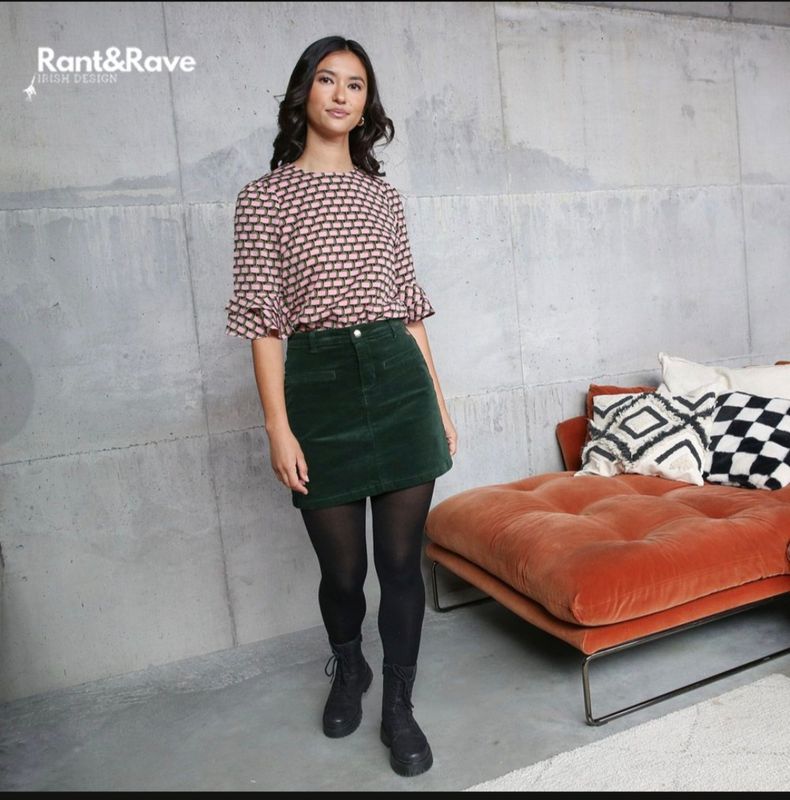 R &amp; R Ora cord Skirt