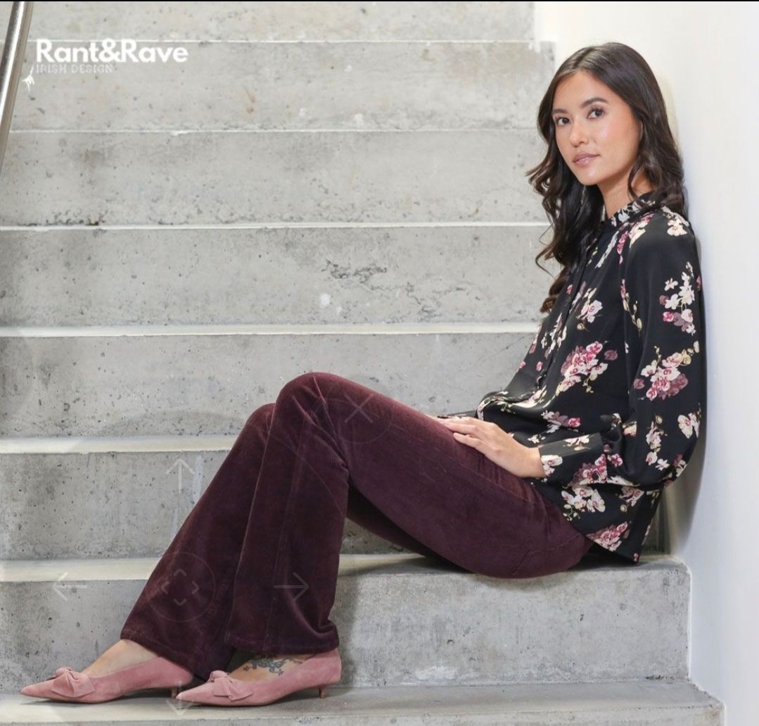 Burgandy Bootcut Cords