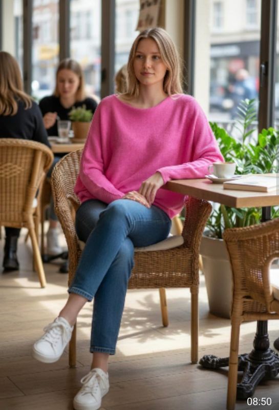 Batwing knit with Cashmere
