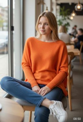 Batwing knit with Cashmere