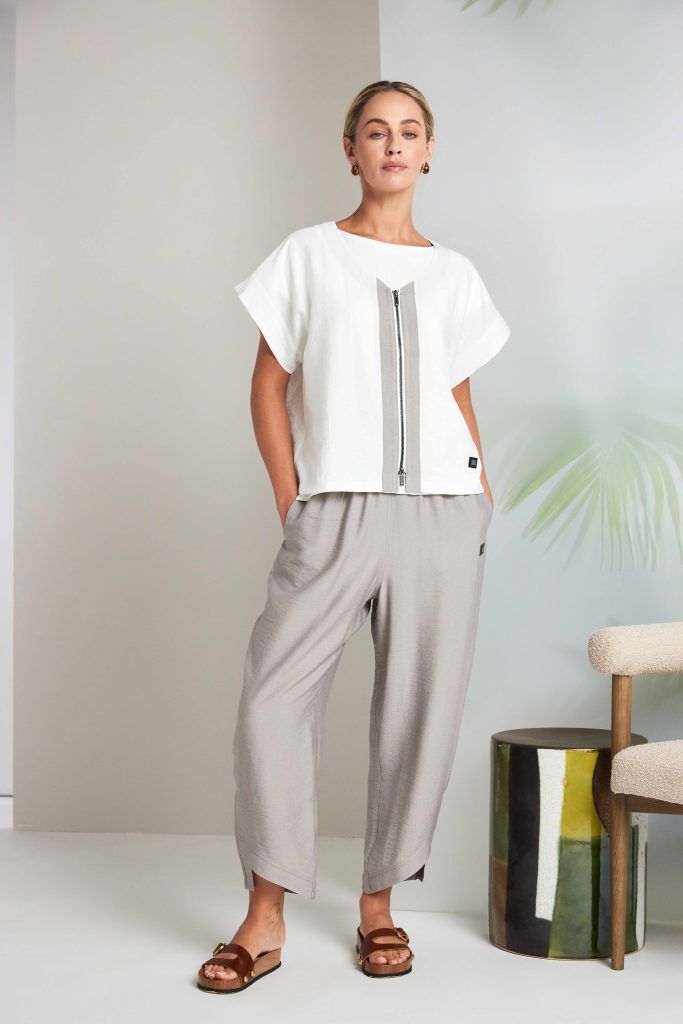 NAYA Curved hem with Elastic waist