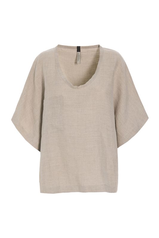Henrietta Steffensen Hemp Vneck Top