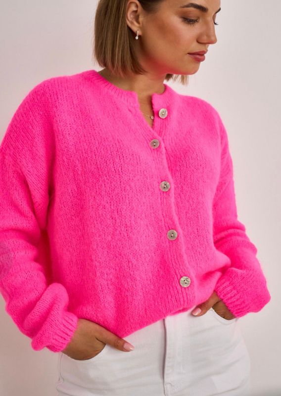 Mohair Mix Italian Cardigan