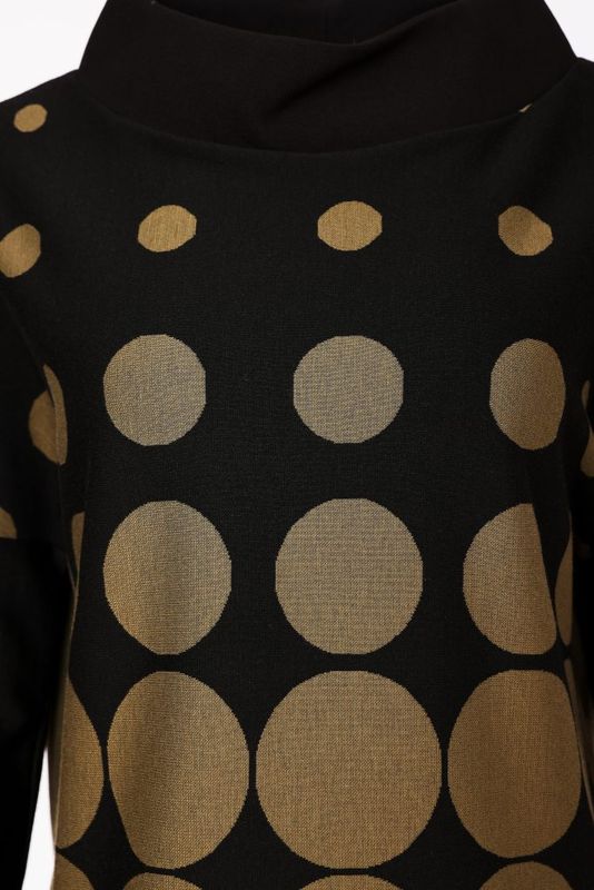 NAYA Spot print high neck top