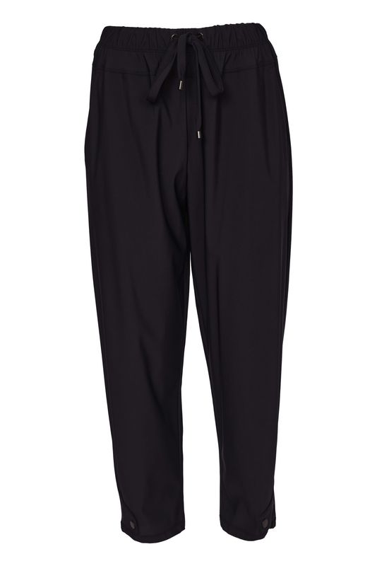 Naya Drawstring Trousers with Tab at Hem