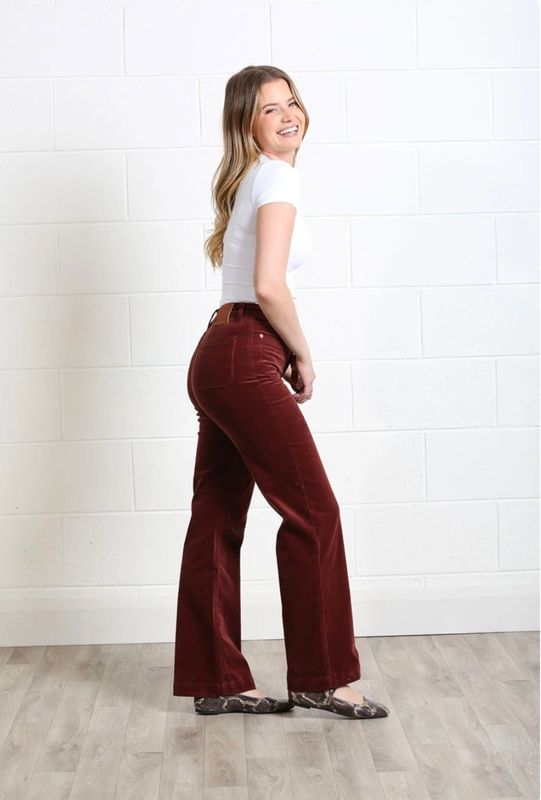 Rant &amp; Rave Bridget Wide leg Corduroy Trousers