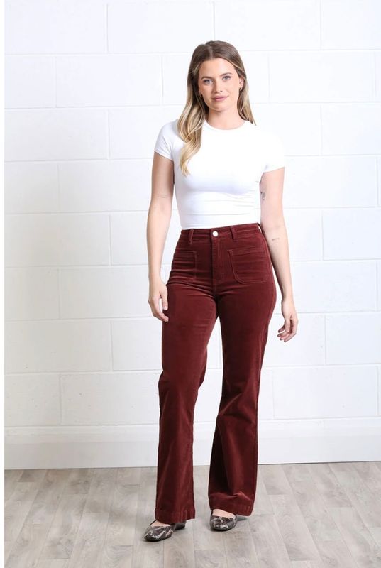Rant &amp; Rave Bridget Terracotta Cords