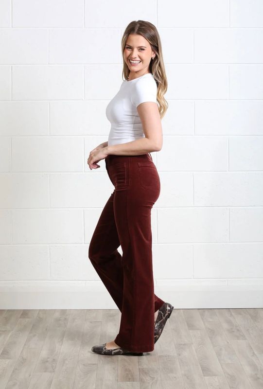 Rant &amp; Rave Bridget Terracotta Cords