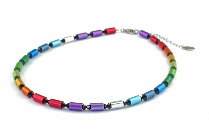 Moderne Regenbogen Kette
- gute Laune pur....