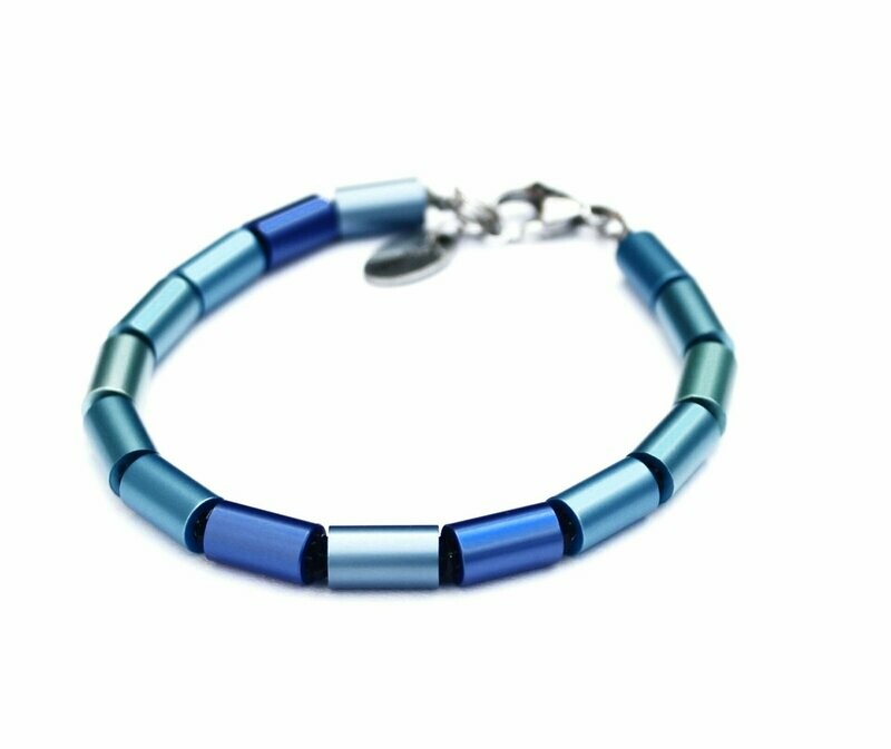 A-Line Türkis Blau Schlangen Armband