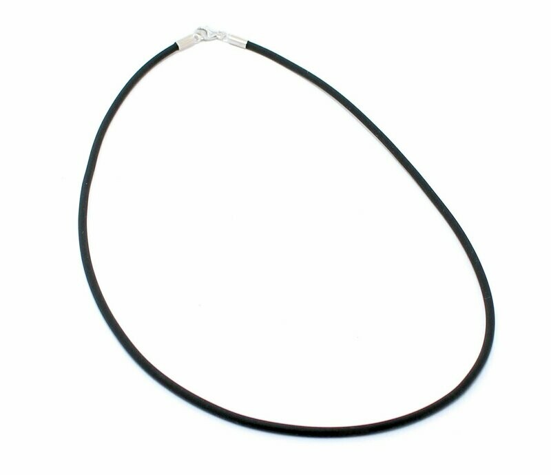 Kautschukkette mit Edelstahlverschluss Ø 3 mm
