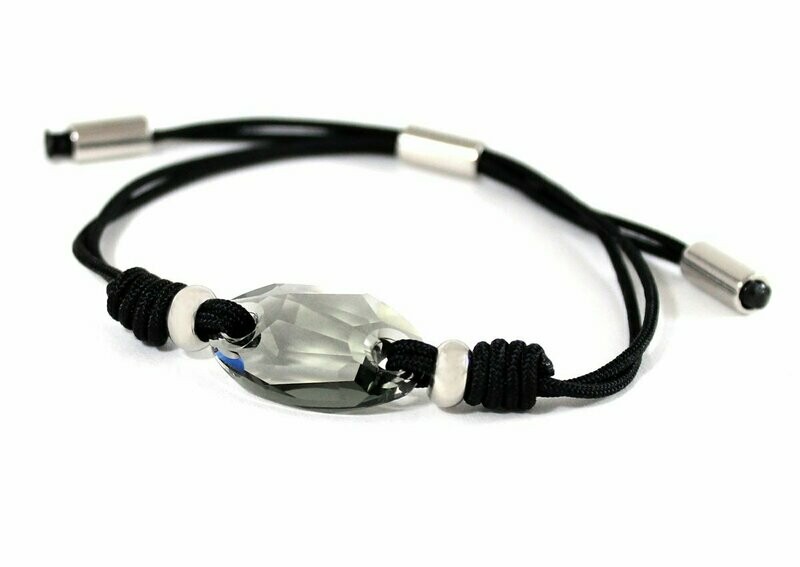 Modernes Edelstahl & Swarovski Armband