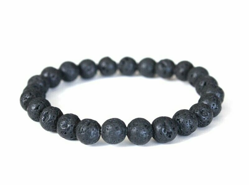 Schlichtes Armband aus Lava