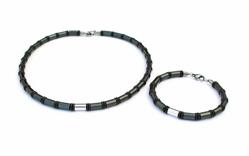 Minimalistisches Collier & Armband im aktuellen Surferstil für Sie oder Ihn