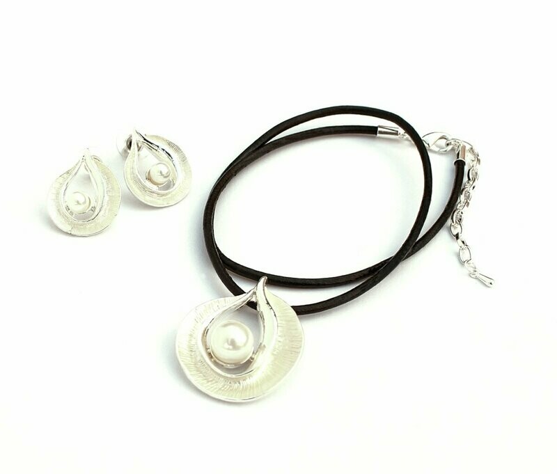 Sportliches Schmuckset "Liv" mit Perle