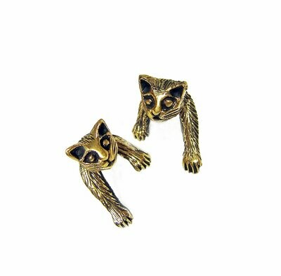 Entzückende Katzen Ohrstecker
Bronze vollplastisch