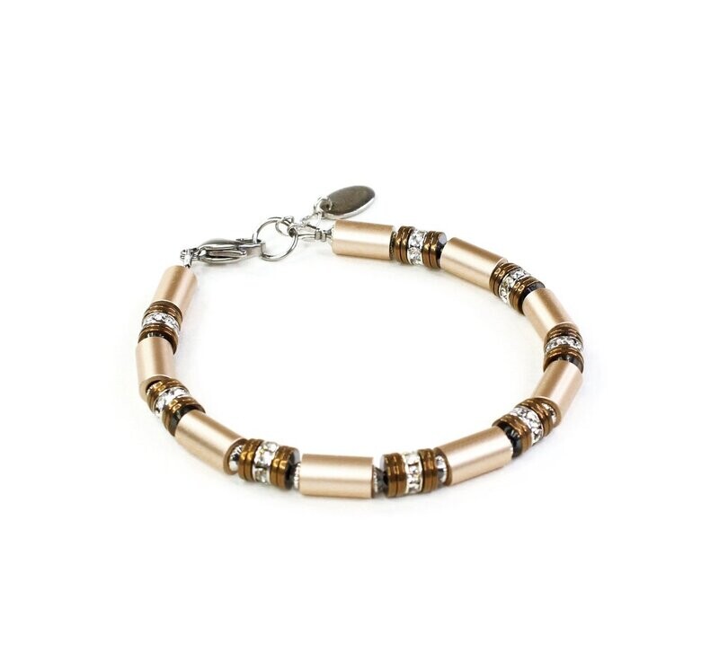 Stilvolle Eleganz 
in roségold Ton