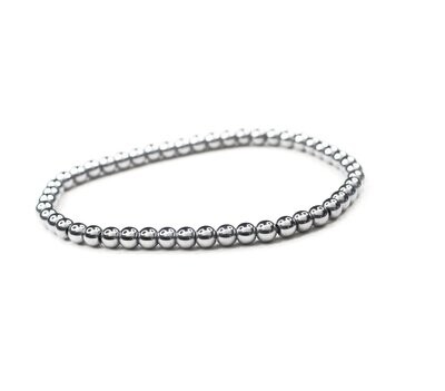 ​Trendiges Hämatit Armband in Silber