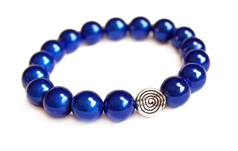 Edles Miracleperlen Armband in Saphir