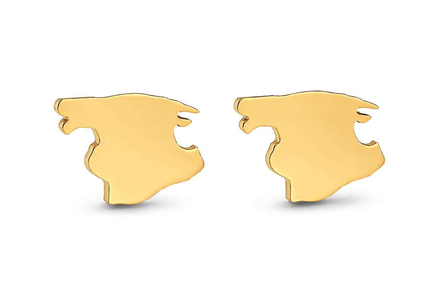 Mallorca Ohrstecker aus Edelstahl – Gold