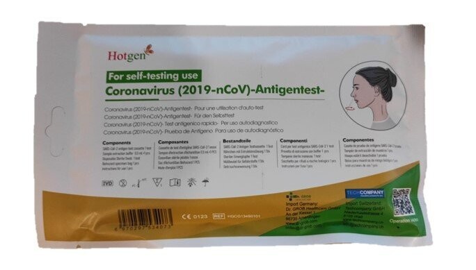 Hotgen Coronavirus 2019-nCoV Antigen-Abstrichtest 1Stk LAIENTEST