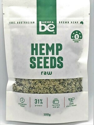 Hemp Seeds - Raw - 100g, 500g & 1kg packs- HEMP & be