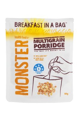 10 x 60g - Porridge Multigrain - Breakfast in a Bag
