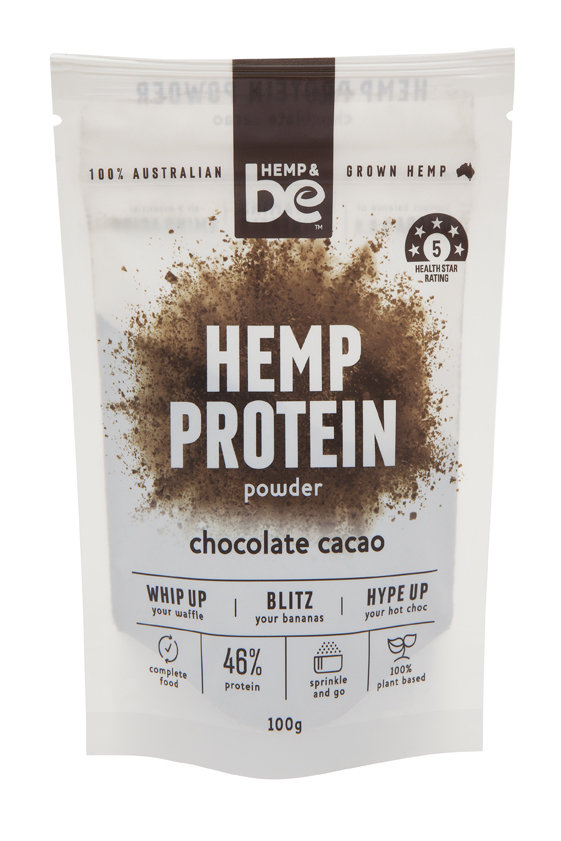 HEMP & be - Hemp Protein Powder - Chocolate Cacao - 100g
