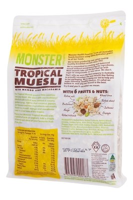6 x 700g - Muesli - Mango &amp; Macadamia - Tropical