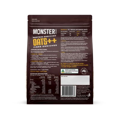 Oats++ high protein Australian lupin oats bag
