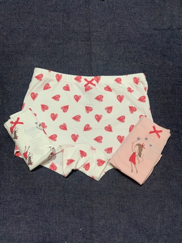 SET DE 3 CALZONES SHORT DE ALGODÓN PARA NIÑA