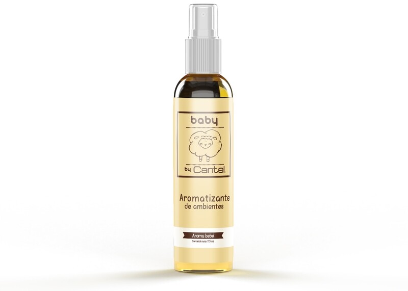 AROMATIZANTE BABY CANTEL, ACEITES ESENCIALES NARANJA, MANDARINA Y LAVANDA, 175 ML