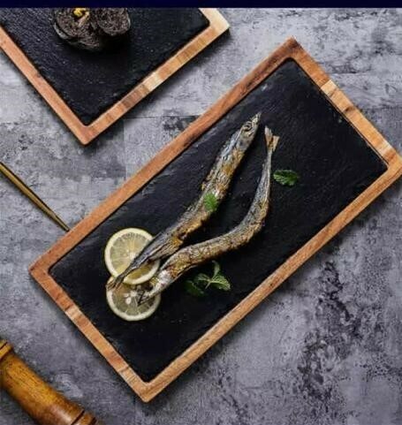 Plato De Madera Y Piedra Natural Para Carnes
