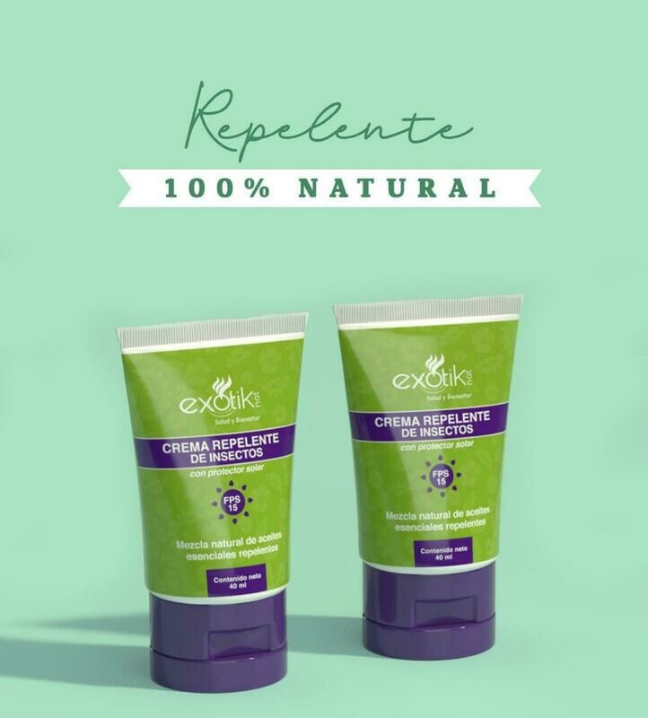 EXOTIC NAT CREMA REPELENTE FPS 15 40ML
