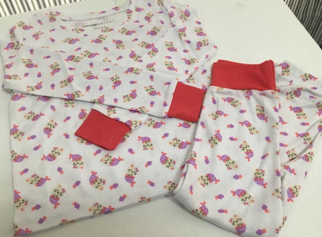 Pijama Cantel Sleep Niñas Pantalón Y Camiseta Ml Mou Cat