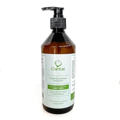 Shampoo Limpieza Profunda Con Aceites Esenciales Limón & Menta, 500 Ml