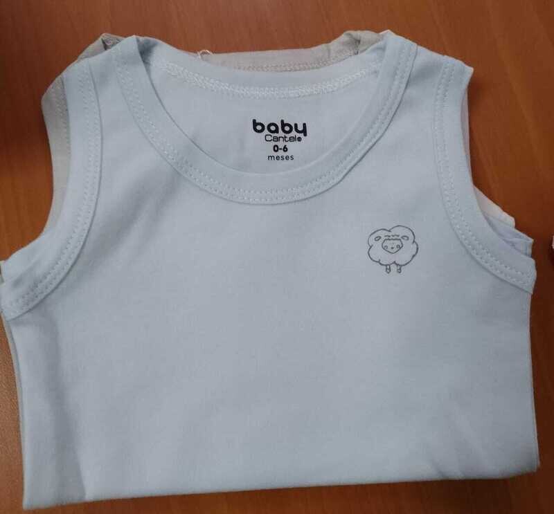 Set De 3 Bodies mc Niño 100% Algodón Rh0003 Bl/Gr/Cl