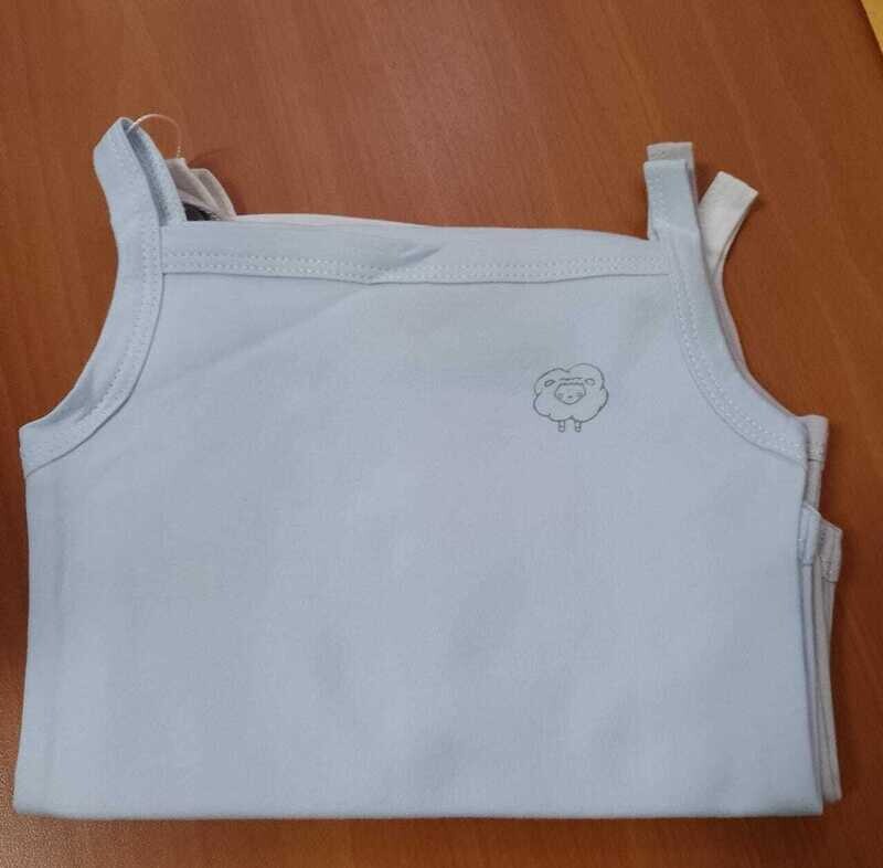 Set De 3 Bodies SM Niño 100% Algodón Rh00011 Bl/Gr/Cl