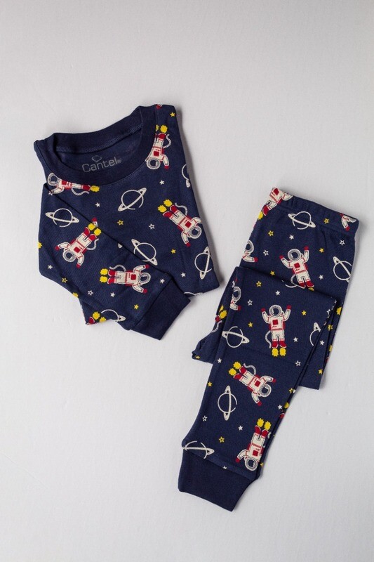 Pijama De Algodón Para Niño H638/TZ722 astronauts
