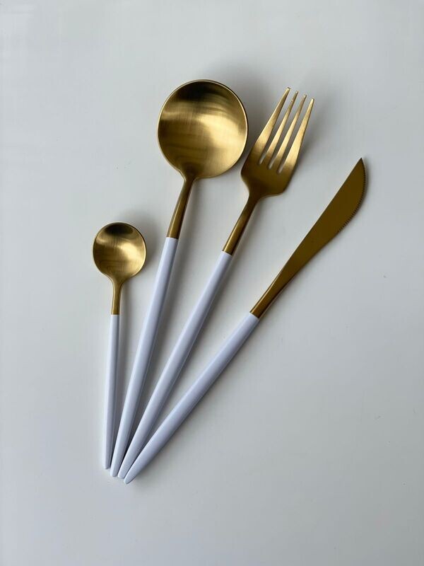 Set De 24 Cubiertos  Acero Inoxidable
