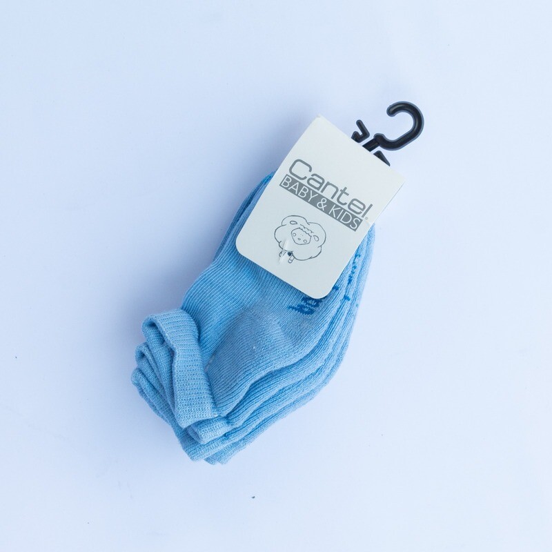 Set De 4 Calcetines Para Bebé Niño  celeste 644C