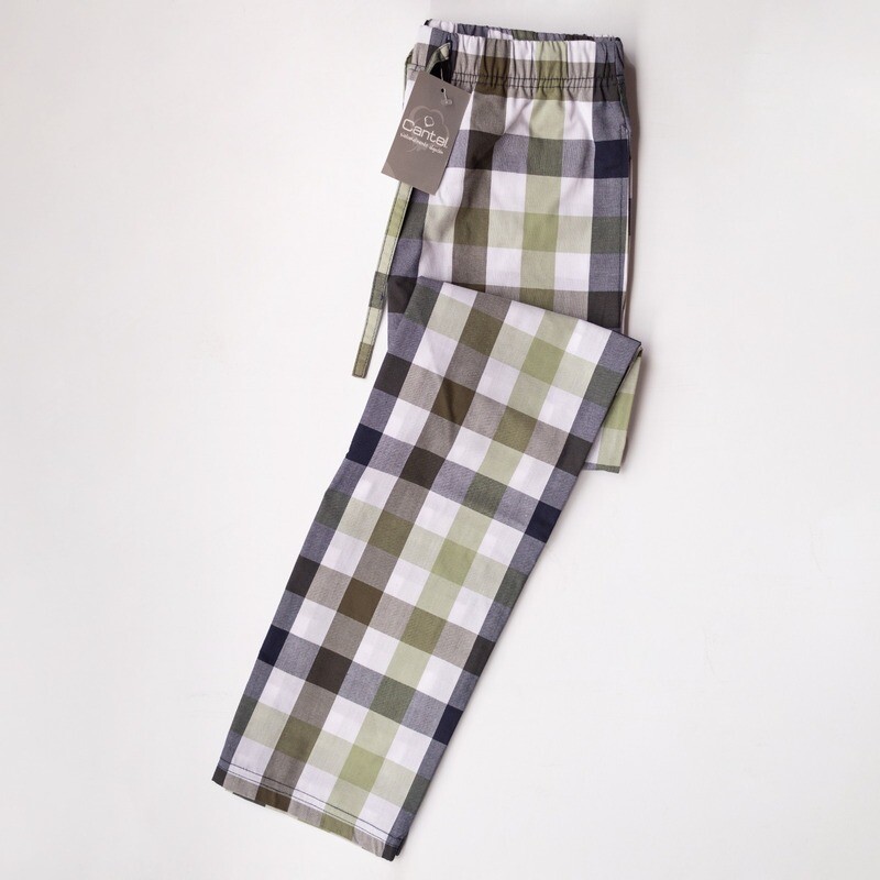 Pantalón Pijama Cantel Sleep Caballero Lenox Hit a Cuadros Az-Ve-Bl