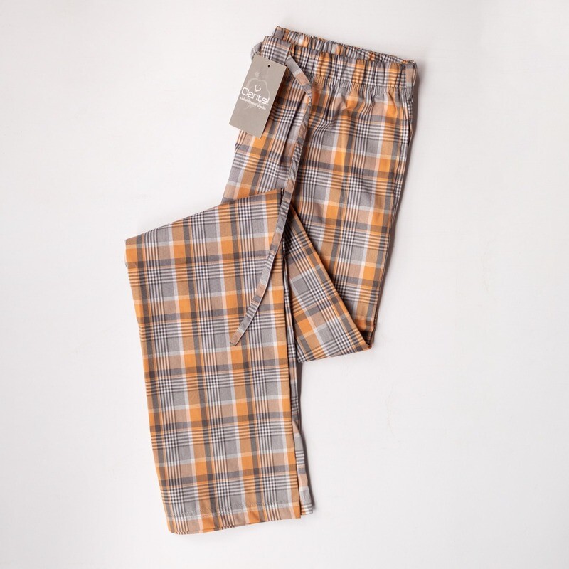 Pantalón Pijama Cantel Sleep Caballero Ruma Dorna Cuadricula Pequeña Na-Gr