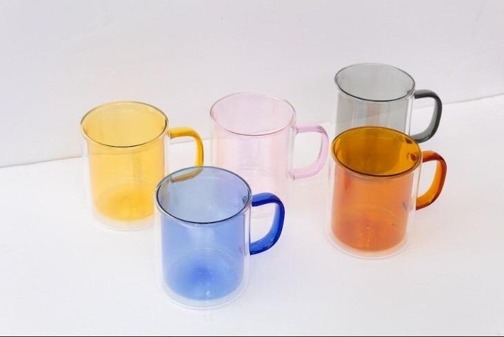 Taza de Vidrio Borosilicate doble Capa 300Ml