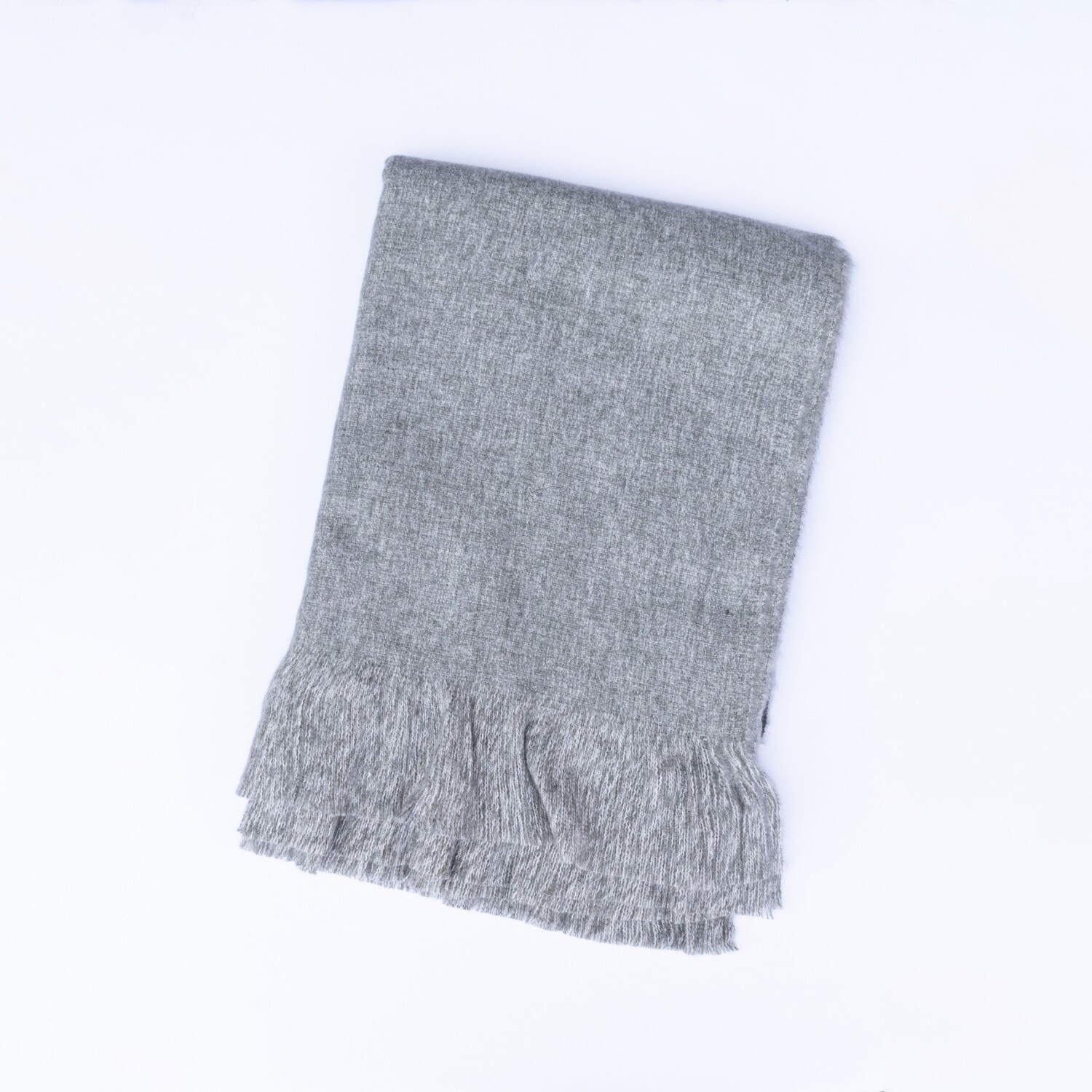 Cobertor con flecos de polialgodón 127x152 cm